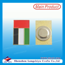 Fábrica de venta directa esmalte pin insignia con imán